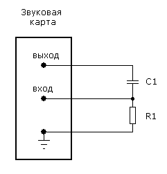 Схема для проверки конденсаторов